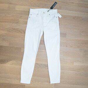 Gap white skinny jeans, size 4